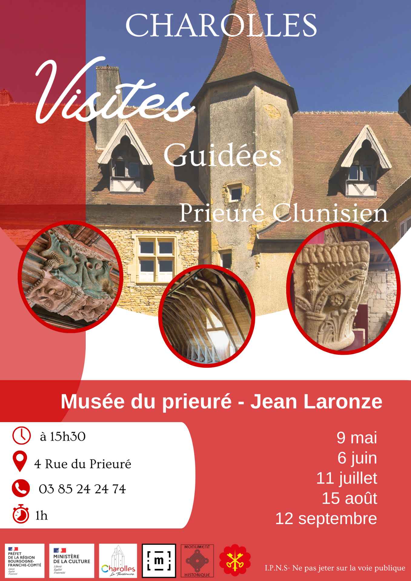 visite du prieuré clunisien
