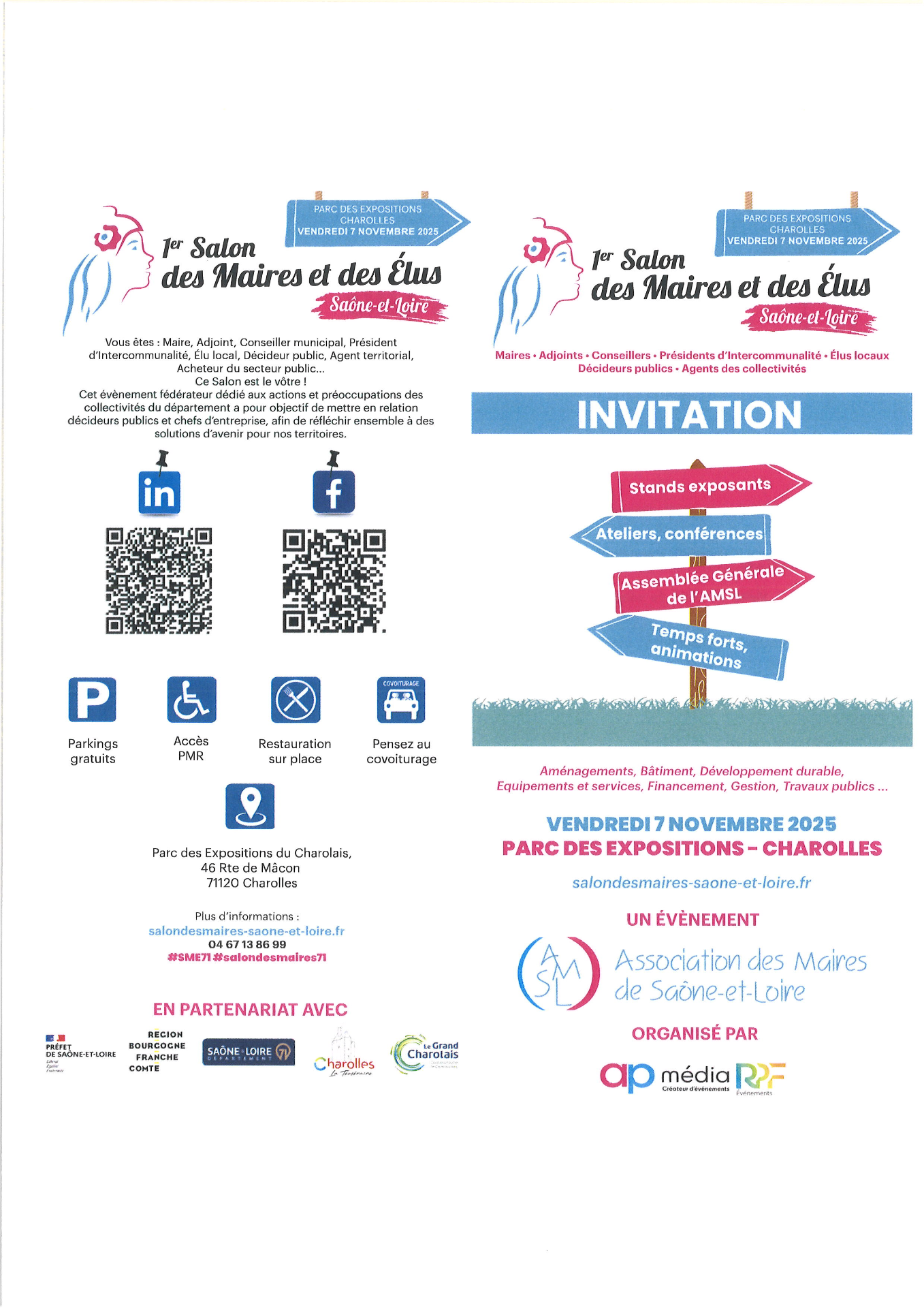 👉1er Salon des Maires et des élus de Saône-et-Loire