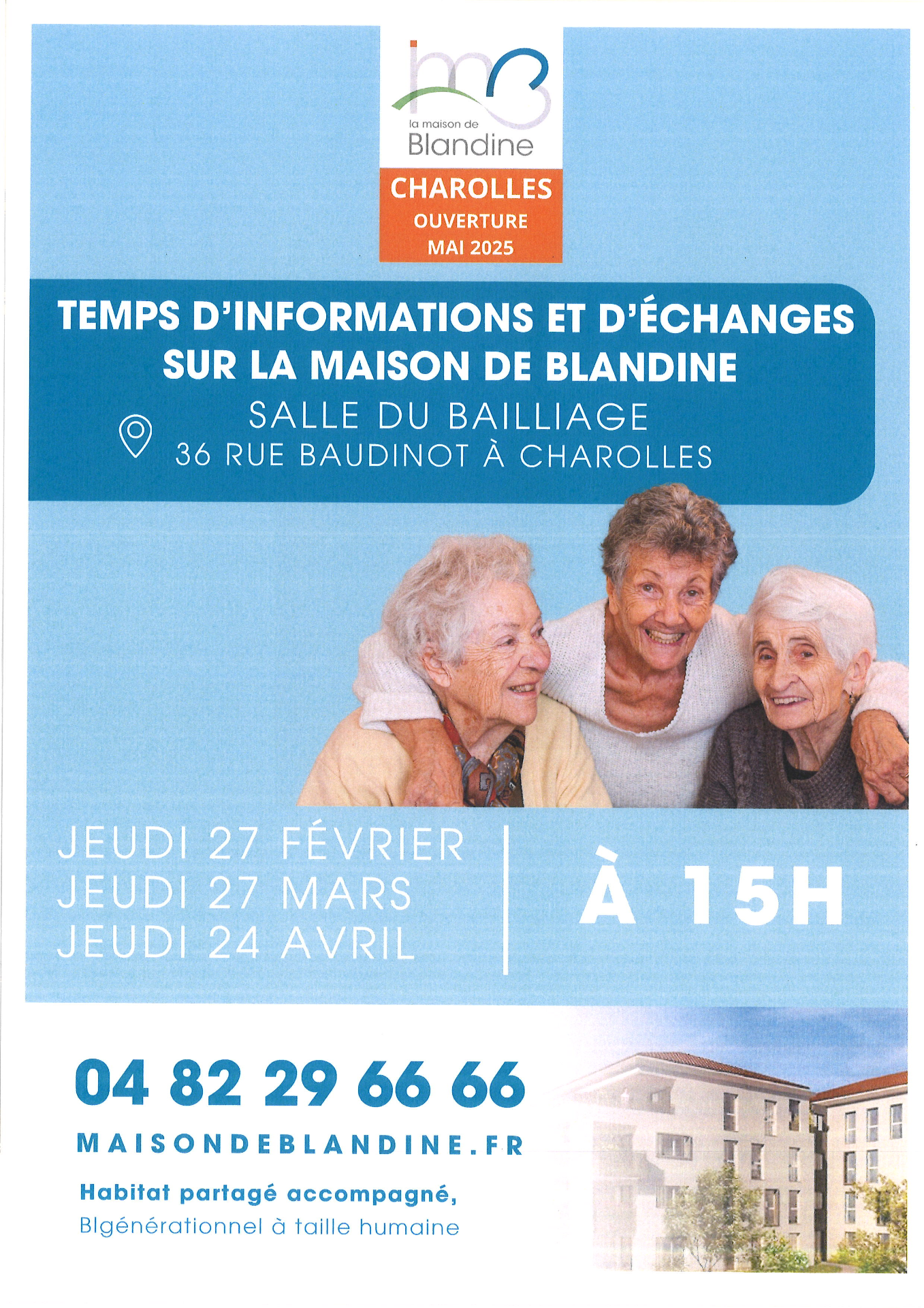 👉Temps d'information et d'échanges sur  La Maison de Blandine