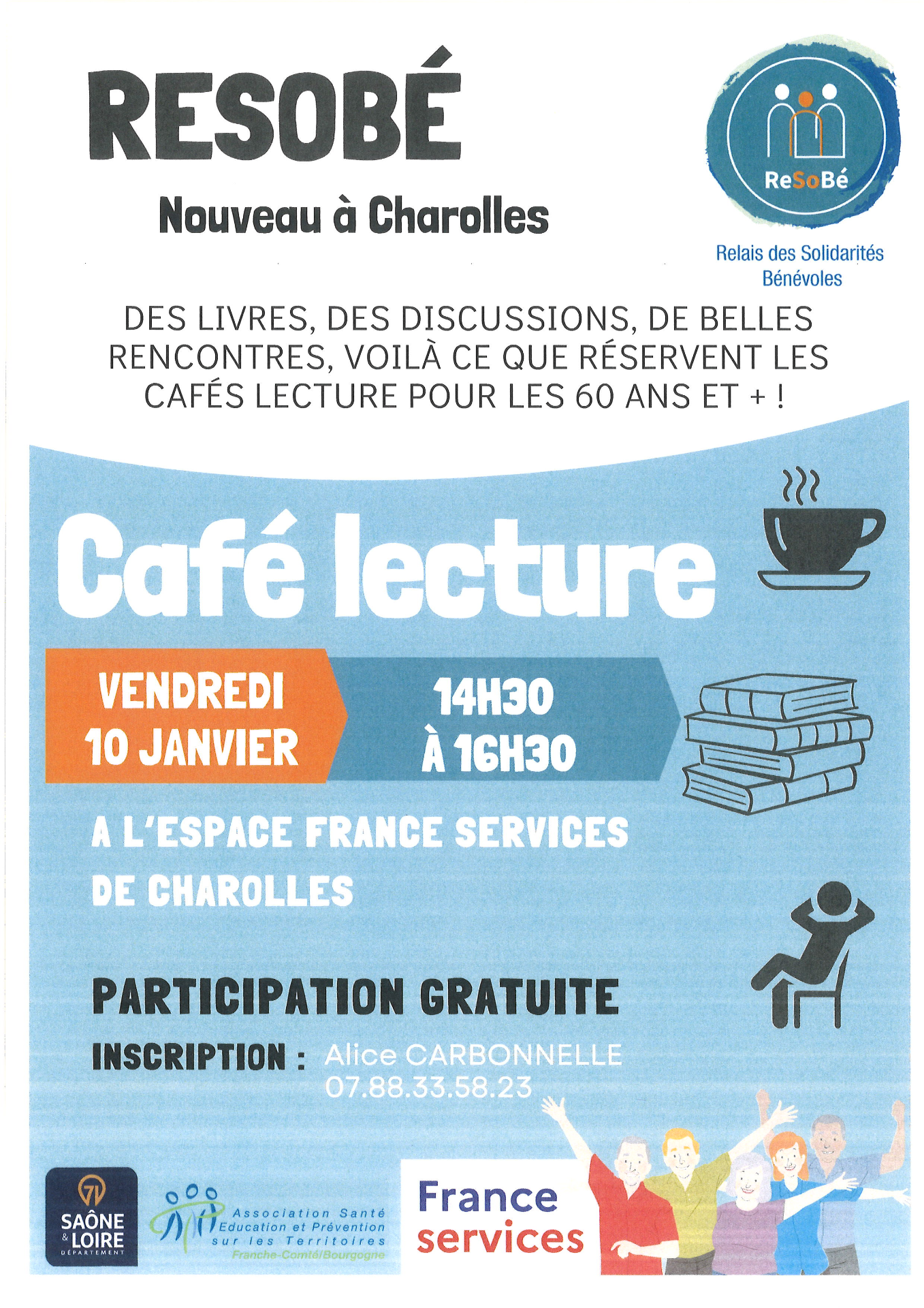 👉 RéSOBé : Café Lecture