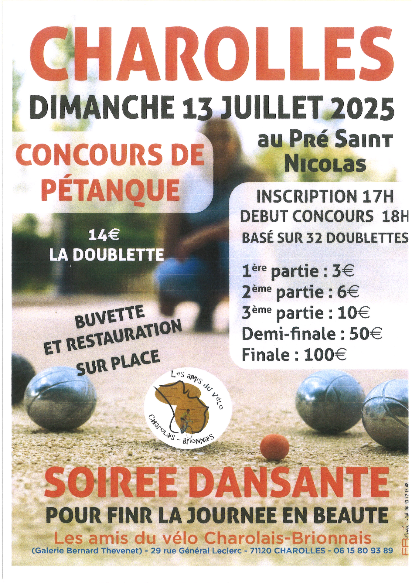 🎶Bal et concours de pétanques