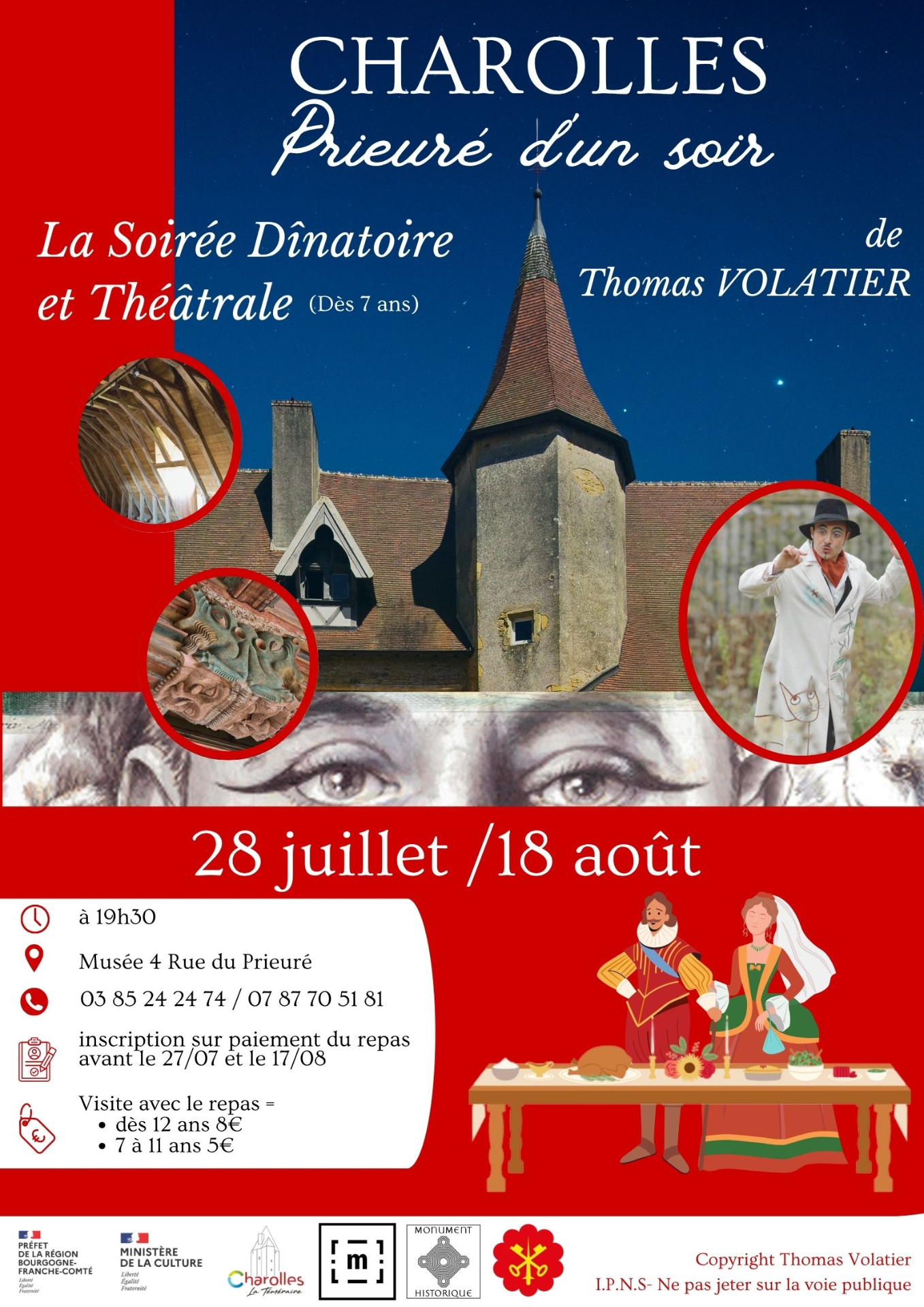 Visite théâtrale dînatoire