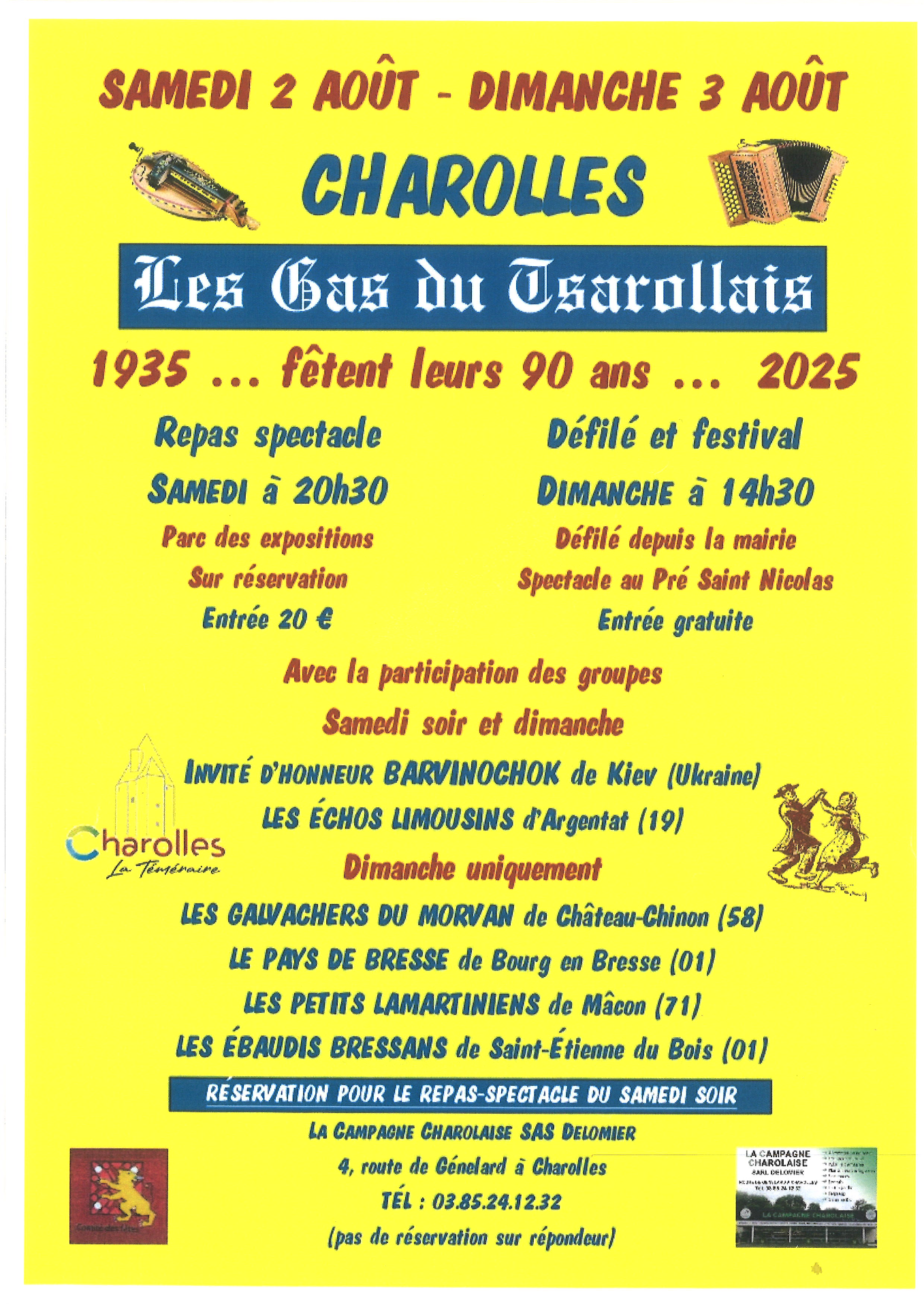 Les Gâs du #tsarollais fêtent leurs 90 ans !